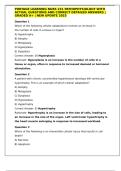 PORTAGE LEARNING NURS 231 PATHOPHYSIOLOGY WITH ACTUAL QUESTIONS AND CORRECT DETAILED ANSWERS &vert; GRADED A&plus; &vert; NEW UPDATE 2025