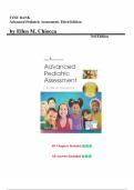 Test Bank for Advanced Pediatric Assessment&comma; Third Edition