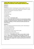 TExES CORE Subjects EC-6 &lpar;391&rpar;&colon; Mathematics V2 Questions and Answers with Complete Solutions 2025