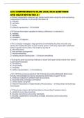 ACG COMPREHENSIVE EXAM 2025&sol;2026 QUESTIONS AND SOLUTION RATED A&plus;