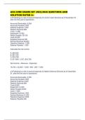 ACG CORE EXAMS SET 2025&sol;2026 QUESTIONS AND SOLUTION RATED A&plus;