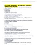ACG EXAMS EVALUATION TEST 2025&sol;2026 QUESTIONS AND SOLUTION RATED A&plus;