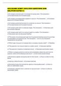 ACG EXAMS SCRIPT 2025&sol;2026 QUESTIONS AND SOLUTION RATED A&plus;