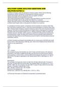 ACG STUDY GUIDE 2025&sol;2026 QUESTIONS AND SOLUTION RATED A&plus;