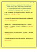 MKC SWE EXAM&sol; MKC SWE EXAM PREPARATION &sol;MKC SWE PRACTICE EXAM NEWEST 2025&sol;2026 NEWEST ACTUAL EXAM WITH COMPLETE QUESTIONS AND VERIFIED ANSWERS &vert;ALREADY GRADED A&plus;&vert; 