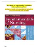 Test Bank for Fundamentals of Nursing 12th Edition By Potter&comma; Perry&comma; Stockert&comma; Hall&comma; Ostendorf&period; Latest Edition&vert;&vert; All Chapters Covered&vert;&vert; 100&percnt; Verified Answers&vert;&vert;