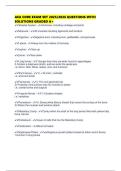 AEA CORE EXAM SET 2025&sol;2026 QUESTIONS WITH SOLUTIONS GRADED A&plus;