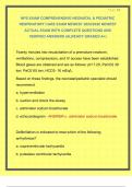 NPS EXAM COMPREHENSIVE NEONATAL & PEDIATRIC RESPIRATORY CARE EXAM NEWEST 2025&sol;2026 NEWEST ACTUAL EXAM WITH COMPLETE QUESTIONS AND VERIFIED ANSWERS &vert;ALREADY GRADED A&plus;&vert; 