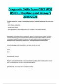 Package deal for DSE  CDCA NBDE Remembered Q &A Exam With 100&percnt; Correct Answers 2025&sol;2026