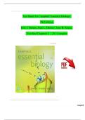 Test Bank for Campbell Essential Biology with Physiology, 7th Edition by Eric J. Simon, Complete Chapters 1 - 29, Updated Newest Version