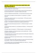 AIRPORT FIREFIGHTER 2025&sol;2026 QUESTIONS AND SOLUTION RATED A&plus;
