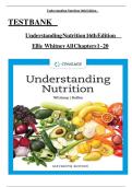 TEST BANK Understanding Nutrition 16th Edition Ellie Whitney All Chapters 1 - 20