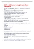 MQT & MQI- enterprise &lpar;Actual&rpar; Exam Graded A&plus;