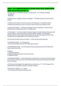 ANAT 100 COMPREHENSIVE EXAM 2025&sol;2026 QUESTIONS AND SOLUTION RATED A&plus;