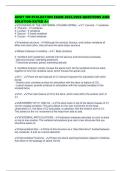ANAT 100 EVALUATION EXAM 2025&sol;2026 QUESTIONS AND SOLUTION RATED A&plus;