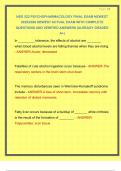 NSG 522 PSYCHOPHARMACOLOGY FINAL EXAM NEWEST 2025&sol;2026 NEWEST ACTUAL EXAM WITH COMPLETE QUESTIONS AND VERIFIED ANSWERS &vert;ALREADY GRADED A&plus;&vert; 