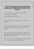 SSM TCAR Exam 2025 &ndash; Complete 200 Verified Questions and Answers &lbrack;Newest A&plus; Edition Latest Exam&rsqb;