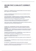 OM 300 TEST 3 CHILCUTT CORRECT 100&percnt;