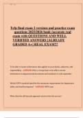TCFP Final Exam 2 Versions & Practice Test Bank 2025&sol;2026 &ndash; Accurate Real Exam Questions with Verified Answers &lbrack;Already Graded A&plus; Latest Edition&rsqb;