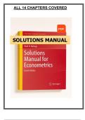 Solutions Manual &ndash; Econometrics &lpar;4th Edition&comma; 2022&rpar; by Badi H&period; Baltagi