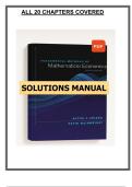 Solutions Manual &ndash; Fundamental Methods of Mathematical Economics &lpar;4th Edition&comma; 2005&rpar;