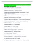 CALIFORNIA BARBER STUDY GUIDE 2025&sol;2026 QUESTIONS AND SOLUTION RATED A&plus;