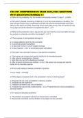 CM 4101 COMPREHENSIVE EXAM 2025&sol;2026 QUESTIONS WITH SOLUTIONS MARKED A&plus;