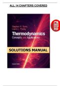 Solutions Manual &ndash; Thermodynamics&colon; Concepts and Applications &lpar;2nd Edition&rpar;