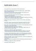 NURS 6035&period; Exam 7 Questions with Correct Answers