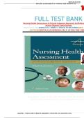 FULL TEST BANK Nursing Health Assessment A Clinical Judgment Approach 4rd Edition By Sharon Jensen &lpar;Author&rpar; Latest Update