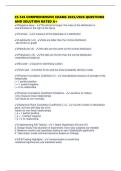 CS 326 COMPREHENSIVE EXAMS 2025&sol;2026 QUESTIONS AND SOLUTION RATED A&plus;