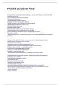 PN2003 Variations Final Questions with Correct Answers