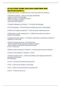 CS 326 STUDY GUIDE 2025&sol;2026 QUESTIONS AND SOLUTION RATED A&plus;