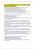 ENT 2113 COMPREHENSIVE EXAM 2025&sol;2026 QUESTIONS AND SOLUTION RATED A&plus;