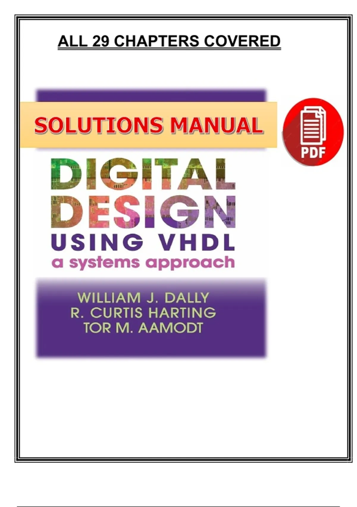 Solutions Manual – Digital Design Using VHDL: A Systems Approach (All ...