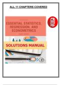 Solutions Manual &ndash; Essential Statistics&comma; Regression&comma; and Econometrics 2nd Edition