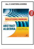 Solutions Manual &ndash; A Concrete Approach to Abstract Algebra by Jeffrey Bergen &lpar;All Chapters&rpar;