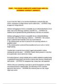CUSP - T&D EXAM COMPLETE QUESTIONS AND ALL ANSWERS CORRECT &lpar;NEWEST&rpar;