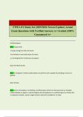 CWEA E1 Study Set &lpar;2025&sol;2026 Newest Update&rpar; Actual  Exam Questions with Verified Answers A&plus; Graded &vert;&vert;100&percnt;  Guaranteed A&plus; 
