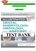 Test Bank for Illustrated Dental Embryology&comma; Histology&comma; and Anatomy 5th Edition by Margaret J&period; Fehrenbach & Tracy Popowics &lpar;2025&ndash;2026 Edition&rpar;