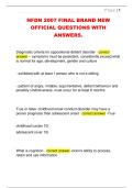 NFDN 2008 FINAL EXAM STUDY GUIDE  BRAND NEW OFFICIAL QUESTIONS WITH  ANSWERS&period;