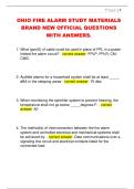 OHIO FIRE ALARM STUDY MATERIALS  BRAND NEW OFFICIAL QUESTIONS  WITH ANSWERS&period; 