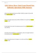 NAUI Nitrox Diver Final Exam Brand New Authentic Questions With Answers