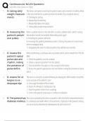 Cardiovascular NCLEX Questions &sol; Score 100&percnt; &sol; New 2025 Update &sol; Nursing Test Bank & Practice Quiz