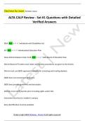 ALTA CALP Review - Set &num;1 Questions with Detailed  Verified Answers