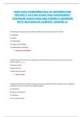 WGU D430 FUNDAMENTALS OF INFORMATION SECURITY ACTUAL EXAM 2025ASSESSMENT TESTBANK QUESTIONS AND CORRECT ANSWERS WITH RATIONALES ALREADY GRADED A&plus;