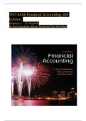 Financial Accounting &lpar;6th Edition&rpar; by David Spiceland&comma; Wayne Thomas & Don Herrmann &ndash; Complete Test Bank for Chapters 1&ndash;12