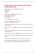 Les 305 Clark asu exam 2 Questions And Answers  Verified 100&percnt; Correct 
