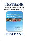 Test Bank for Pediatric Primary Care&comma; 6th Edition