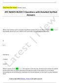 ATC BASICS BLOCK 3 Questions with Detailed Verified  Answers